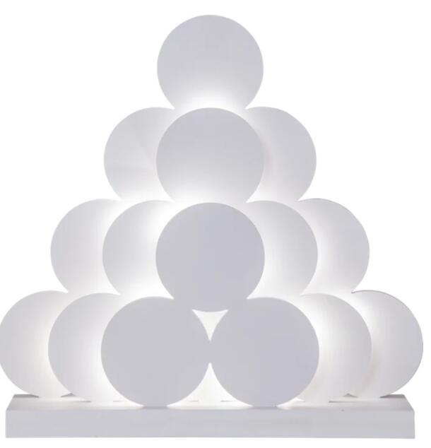 Christmas Ornament Lamp Star Trading White