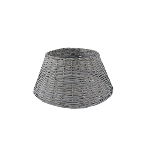 Christmas Tree Skirt Natural cane Basket Stand