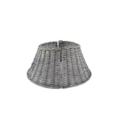 Christmas Tree Skirt Natural cane Basket Stand