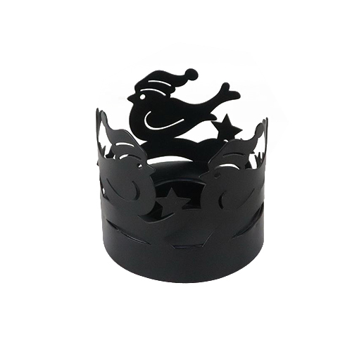 Bird ornament Christmas tea lamp holder for table decoration