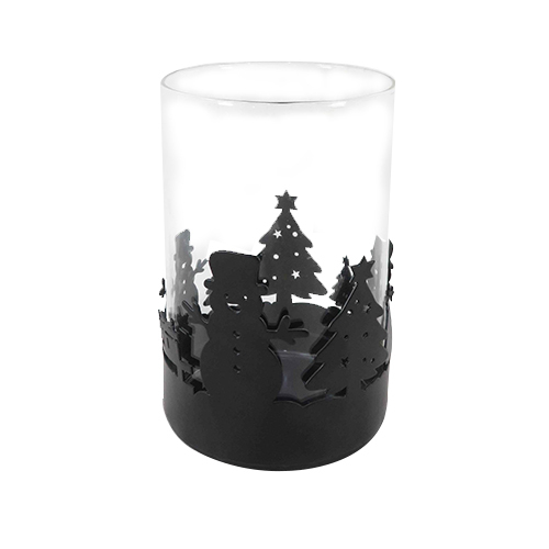 Table ornament Tree Pattern Christmas Tea Cup Base Candle holder