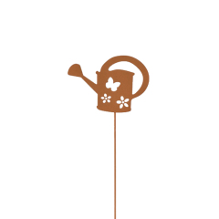 8PCS Mini Insect Rust Decorative Garden - Metallic Copper garden posts bee figures also for the balcony or front door