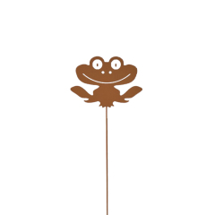 8PCS Mini Insect Rust Decorative Garden - Metallic Copper garden posts bee figures also for the balcony or front door