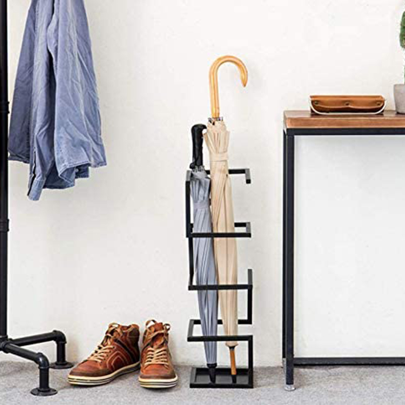 Slim fashion umbrella Stand Long umbrella/Folding Umbrella Storage Porch Shoe Drawing Storage Rain Stand Black