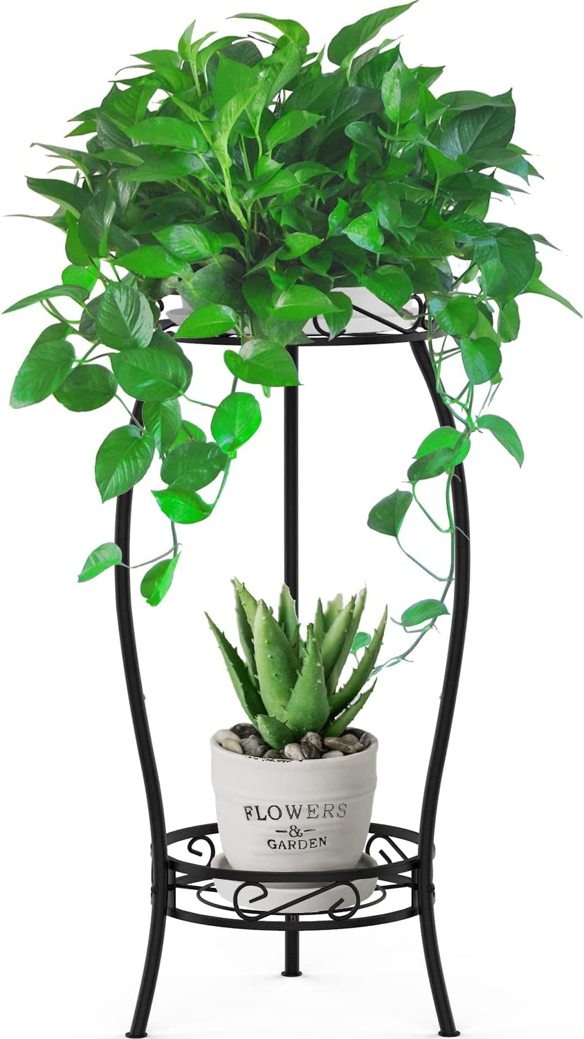 2 Tier MetalPlant Stand Indoor Outdoor