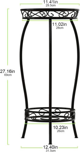 2 Tier MetalPlant Stand Indoor Outdoor
