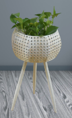 Metal Planter Set with Stands Pack of 2