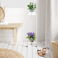 2 Tier Plant Stand Indoor Outdoor Waterproof