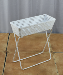 Metal Planter Set with Stands Pack of 2