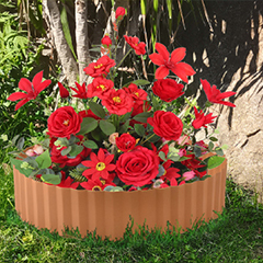 Garden fence decor