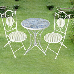 S/3 Mosaic Bistro Set