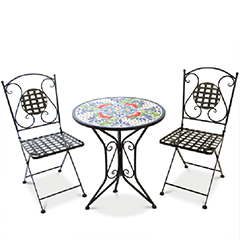 S/3 Mosaic Bistro Set