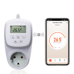 Programmable Plug in Thermostat with External Sensor