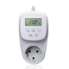 Programmable Plug in Thermostat with External Sensor