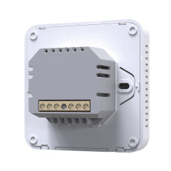 Black and White LED Programmable WiFi Heating Thermostat