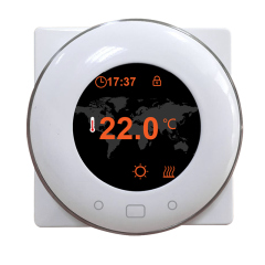 Round Color Touch Screen Programmable Digial Thermostat