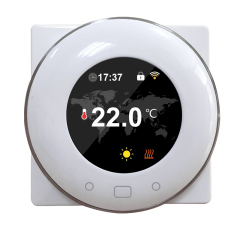 Round Color Touch Screen Programmable Digial Thermostat