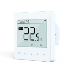 White Glass Surface WiFi Smart Electric Heating Thermostat