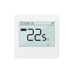 White Glass Surface WiFi Smart Electric Heating Thermostat