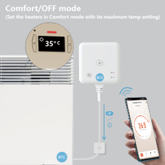 E-top Thermostat Connect Pilot Heating Controller for Electrical Radiator Heater