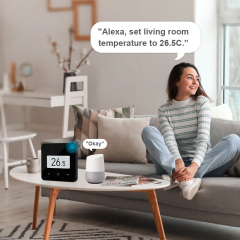 E-ink Wireless Battery Thermostat Factory Price for House Heating
