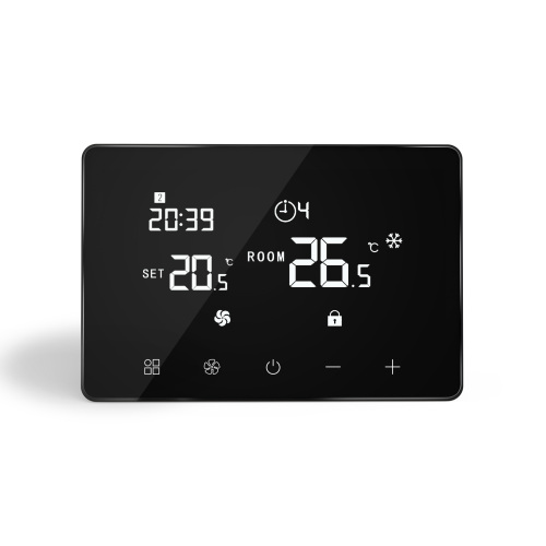 Smart WiFi 3 Fan Speed Thermostat on wall Mounting for FCU system