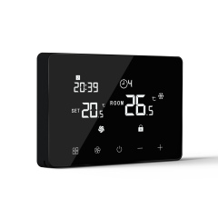 Smart WiFi 3 Fan Speed Thermostat on wall Mounting for FCU system