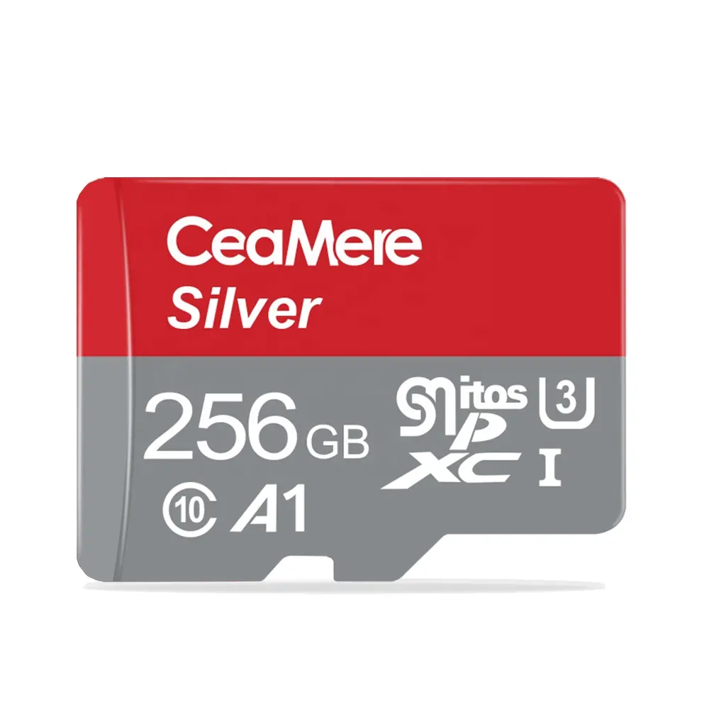 CeaMere / OEM Micro SD Card | Memory Card | Multifaceted Application | Grayish red TF Card