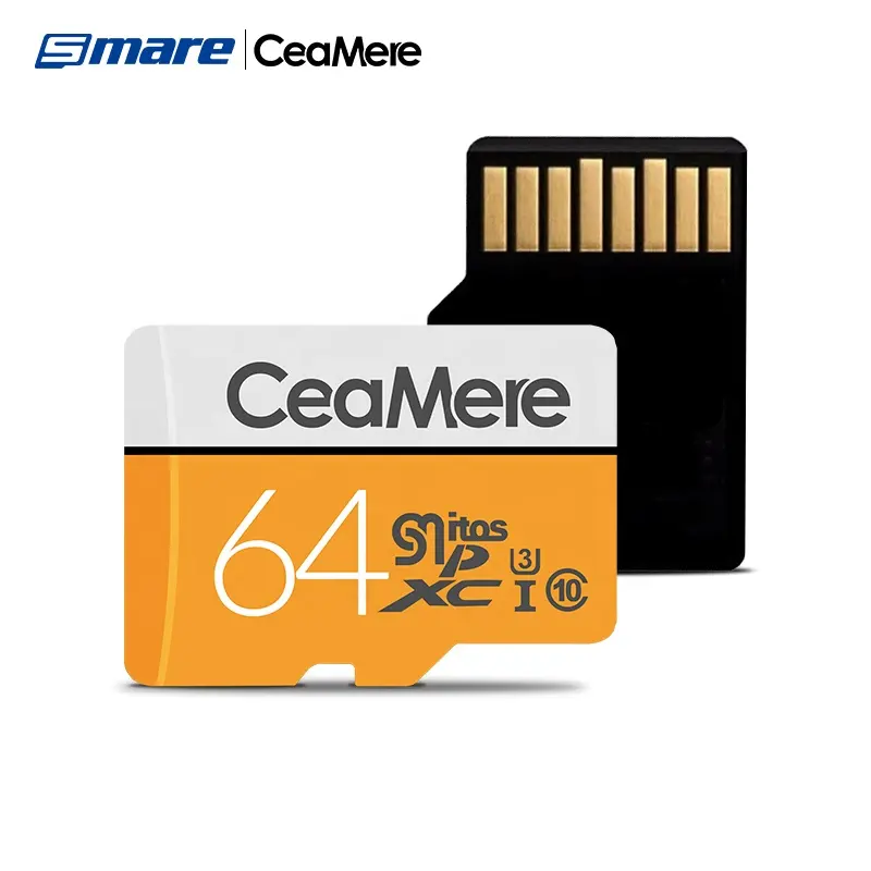 CeaMere / OEM Micro SD Card | Memory Card | Multifaceted Application | Orange White TF Card