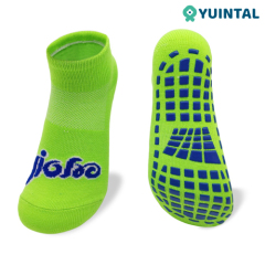 Neon Jump Park Socks Non-Slip Grip Sock