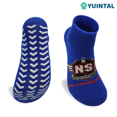 Soft Cotton Youth Grip Socks For Trampoline Zone