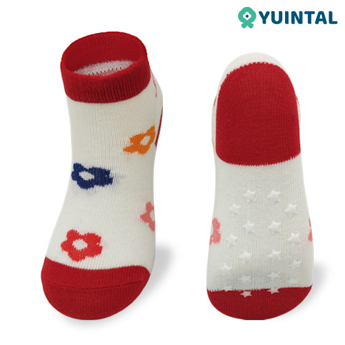 Yuintal Half Grip Bottom Socks - Anti Skid Children's Play Socks
