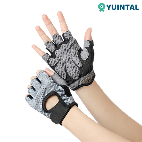 Padded Grip Gloves Weightlifting Gloves For Gym