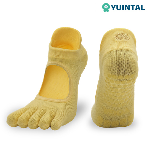 Yuintal Barefoot Yoga Socks – Individual Toe Grip for Barre Class