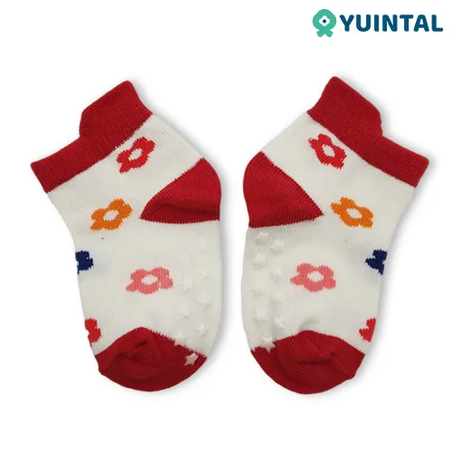 Children play socks grip pattern