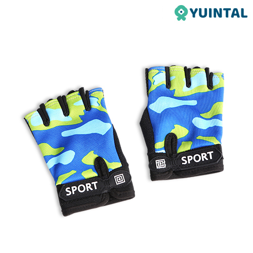 Kids Half Finger Ninja Gloves Grip Cycling Gloves