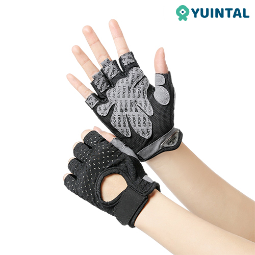 Padded Grip Gloves Weightlifting Gloves For Gym