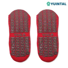 Diseño De Correa De Calcetines De Agarre De Yoga De Calidad De Corte Bajo