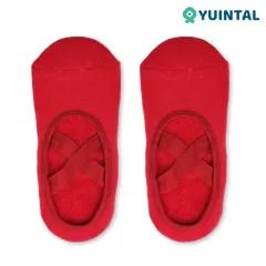 Diseño De Correa De Calcetines De Agarre De Yoga De Calidad De Corte Bajo