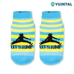 Yuintal Custom Aqua Park Socks - Happy Jump Grippy Socks