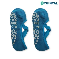 Niedrig Geschnittene Hochwertige Yoga Gripper Socken Mit Kreuzband