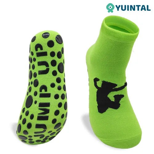 Yuintal Energy Bounce Socks &ndash; Full-Sole PVC Grip for Trampoline Parks