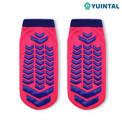 Yuintal Jump Grippy Socks – Neon Color with Arrow Grip Pattern