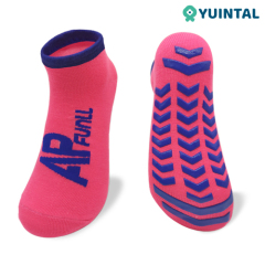 Yuintal Jump Grippy Socks – Neon Color with Arrow Grip Pattern
