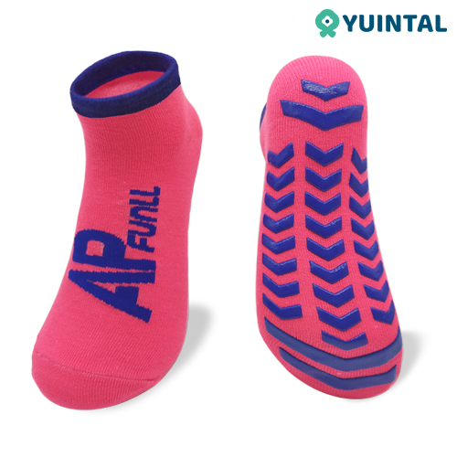Yuintal Jump Grippy Socks – Neon Color with Arrow Grip Pattern