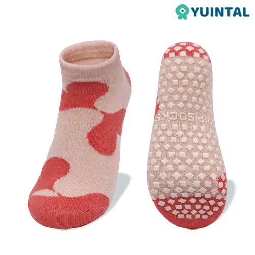 Yuintal Tailored Pilates Socks – Cute Yoga Style Non-Slip Fit Wear