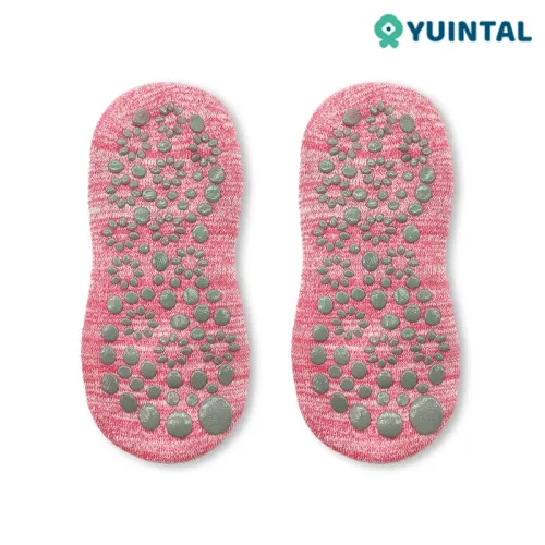 PVC vs silicone grip dot comparison on yoga socks sole