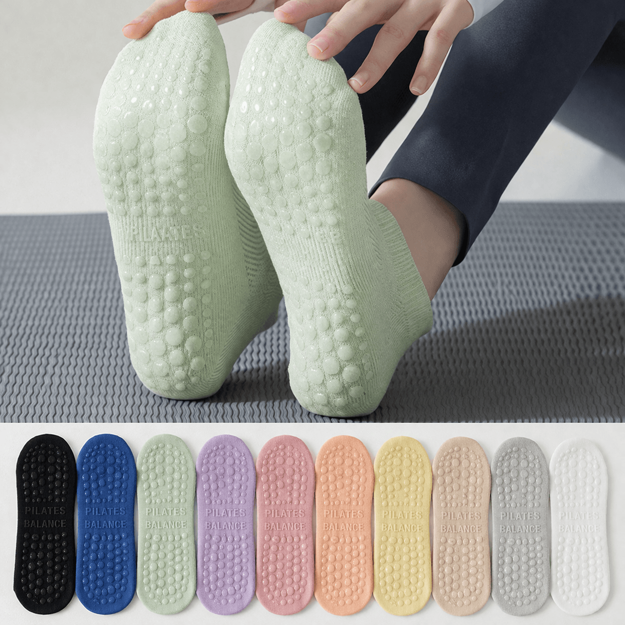 Pilates Socks vs Barefoot