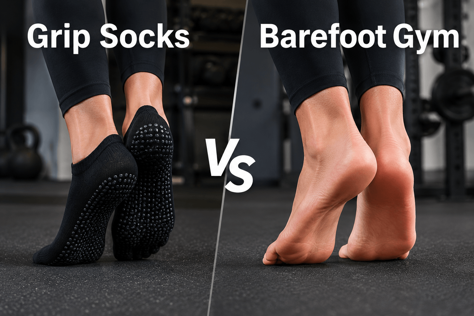 Grip Socks vs Barefoot Gym