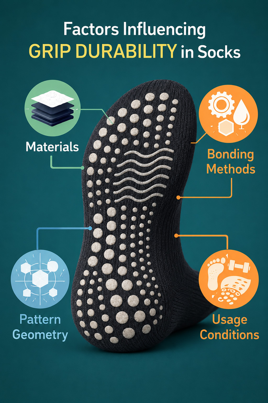 What Determines Anti-Slip Grip Durability in Socks?